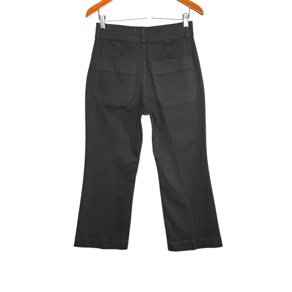 Everlane The Organic Kick Flare Pant Black Organic Cotton NWT - Picture 3 of 12